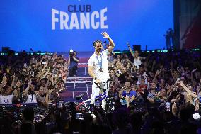 Paris 2024 - Anthony Jeanjean Celebrates His Bronze Medal At Club France