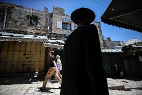 Palestinian Bazaar Strike Old City - Jerusalem