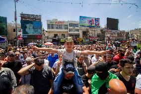 Palestinian Protest After Assassination Of Ismail Haniyeh - Hebron