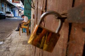 Palestinian Bazaar Strike Old City - Jerusalem