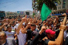 Palestinian Protest After Assassination Of Ismail Haniyeh - Hebron