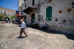 Palestinian Bazaar Strike Old City - Jerusalem