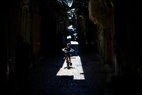 Palestinian Bazaar Strike Old City - Jerusalem