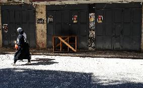 Palestinian Bazaar Strike - Nablus