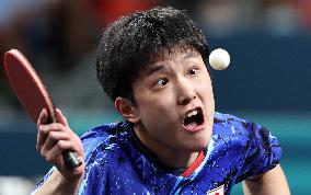 Paris 2024- Table Tennis Men's Singles Round Of 16