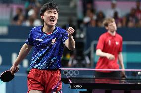 Paris 2024- Table Tennis Men's Singles Round Of 16