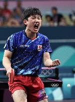 Paris 2024- Table Tennis Men's Singles Round Of 16