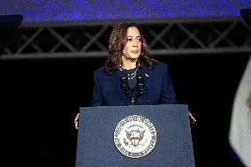 Vice President Kamala Harris Speaks At Sorority Event In Houston