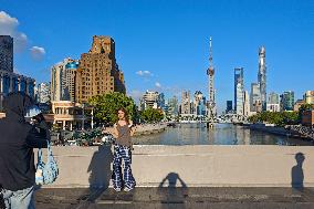 Red Alert For High Temperature in Shanghai