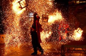 Fireworks Show in Handan