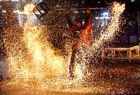 Fireworks Show in Handan