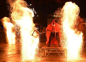 Fireworks Show in Handan