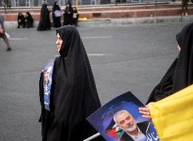 Iran Hosts Funeral For Killed Hamas Leader Ismail Haniyeh In Tehran