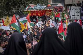 Iran Hosts Funeral For Killed Hamas Leader Ismail Haniyeh In Tehran