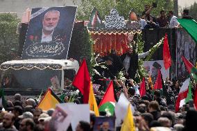 Iran Hosts Funeral For Killed Hamas Leader Ismail Haniyeh In Tehran