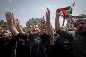 Iran Hosts Funeral For Killed Hamas Leader Ismail Haniyeh In Tehran