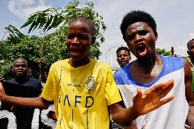 Protesters In Took To The Street In Abuja, Nigeria's Capital