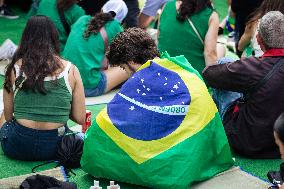 Paris 2024 Fan Zone At Casa Brasil, In Parc De La Villette