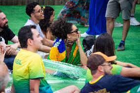 Paris 2024 Fan Zone At Casa Brasil, In Parc De La Villette