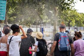 Paris Atmosphere During The Olympic Games