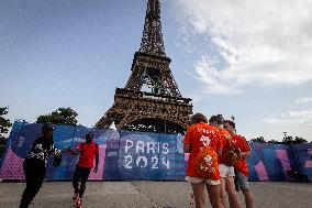 Paris Atmosphere During The Olympic Games