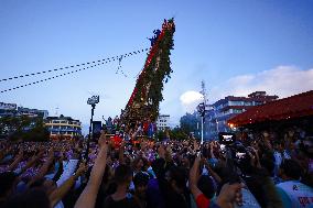 Nepal's Long Reigning Rato Macchindranath Chariot Festival Drags To End