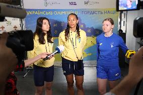 Ukrainian fencers return from Paris 2024 Olympics