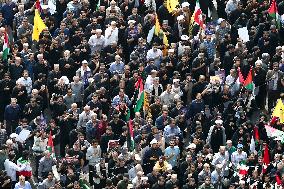 Funeral Procession For Hamas Leader Ismail Haniyeh - Tehran