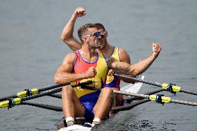 Paris 2024 - Men's Double Sculls Final - Romania Team Wins Gold