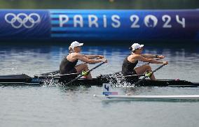 (PARIS2024) FRANCE-VAIRES-SUR-MARNE-OLY-ROWING