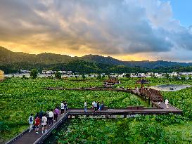 (FujianPano)CHINA-FUJIAN-PUYUAN-ANCIENT VILLAGE-TOURISM (CN)