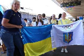 Ukrainian athletes come back from Paris 2024 Olympics