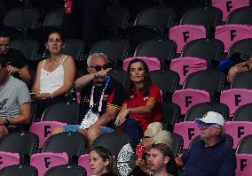 Paris 2024 - Queen Laetizia In The Stands