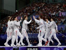 (PARIS2024) FRANCE-PARIS-OLY-FENCING