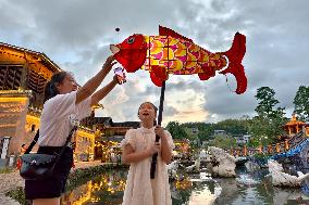 (FujianPano)CHINA-FUJIAN-PUYUAN-ANCIENT VILLAGE-TOURISM (CN)