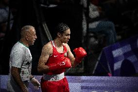 Paris 2024 - Controversal Biologically Male Boxer Imane Khelif in Women Category