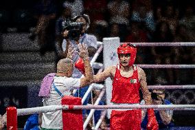 Paris 2024 - Controversal Biologically Male Boxer Imane Khelif in Women Category