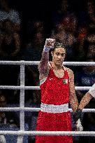 Paris 2024 - Controversal Biologically Male Boxer Imane Khelif in Women Category