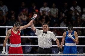 Paris 2024 - Controversal Biologically Male Boxer Imane Khelif in Women Category