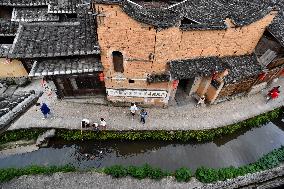 (FujianPano)CHINA-FUJIAN-PUYUAN-ANCIENT VILLAGE-TOURISM (CN)