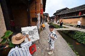 (FujianPano)CHINA-FUJIAN-PUYUAN-ANCIENT VILLAGE-TOURISM (CN)