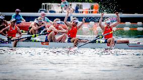 Paris 2024 - Netherlands Take Gold In Women's Four Final Rowing