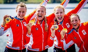 Paris 2024 - Netherlands Take Gold In Women's Four Final Rowing