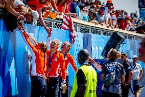 Paris 2024 - Netherlands Take Gold In Women's Four Final Rowing