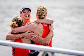 Paris 2024 - Netherlands Take Gold In Women's Four Final Rowing