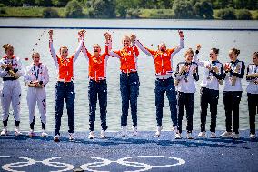 Paris 2024 - Netherlands Take Gold In Women's Four Final Rowing