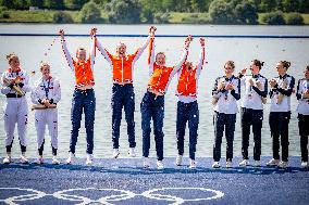 Paris 2024 - Netherlands Take Gold In Women's Four Final Rowing