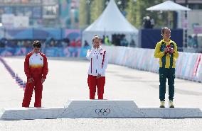 Paris 2024 - Yang Jiayu of China Takes Gold In Women's 20Km Race Walk