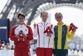 Paris 2024 - Yang Jiayu of China Takes Gold In Women's 20Km Race Walk