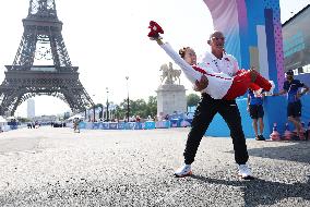 Paris 2024 - Yang Jiayu of China Takes Gold In Women's 20Km Race Walk